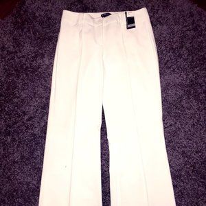 New York & Company White Wide Leg Dress Pants